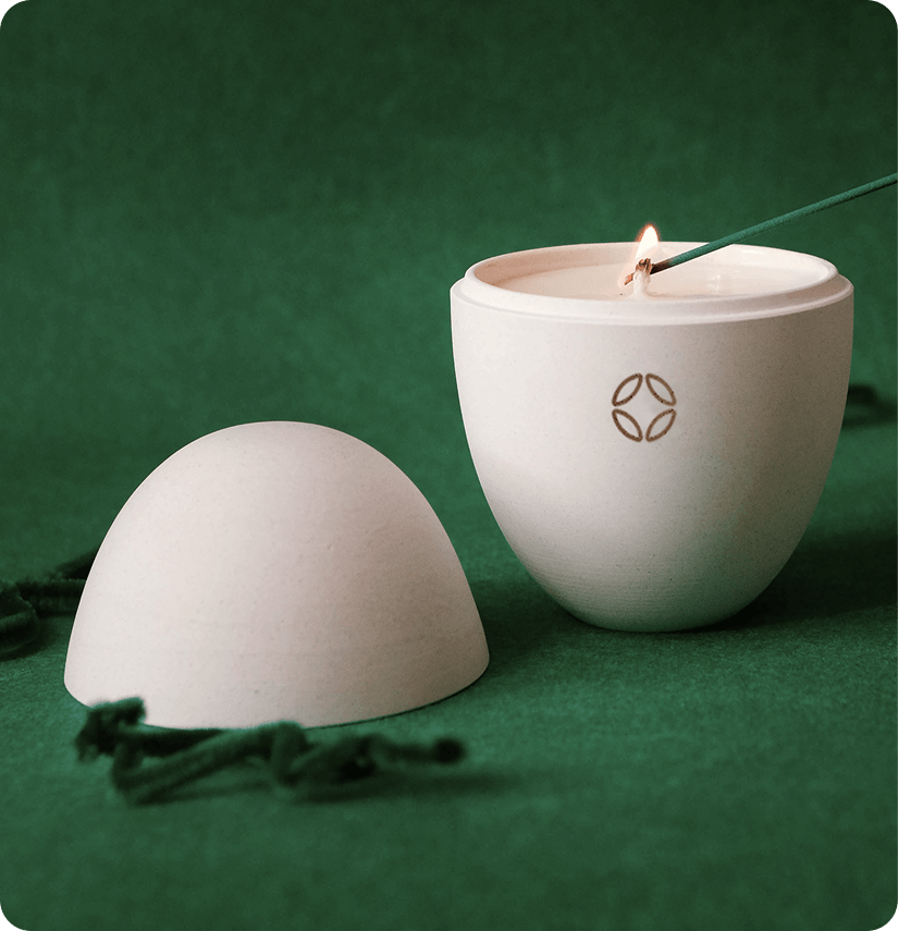 A candle,
an object to keep
