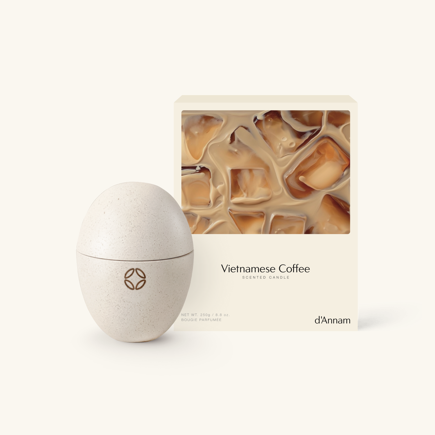 Vietnamese Coffee Egg Candle